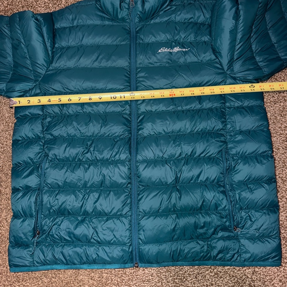 Eddie Bauer Mens Sz XL Puffer Full Zip Packable Down Insulated Jacket - Picture 7 of 12